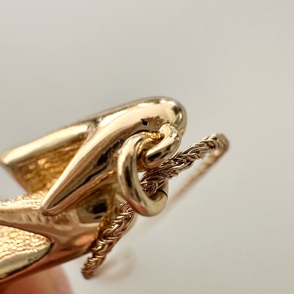 Dior Vintage Gold Pumps Charm Necklace High Heels CD Signature - Picture 9 of 13